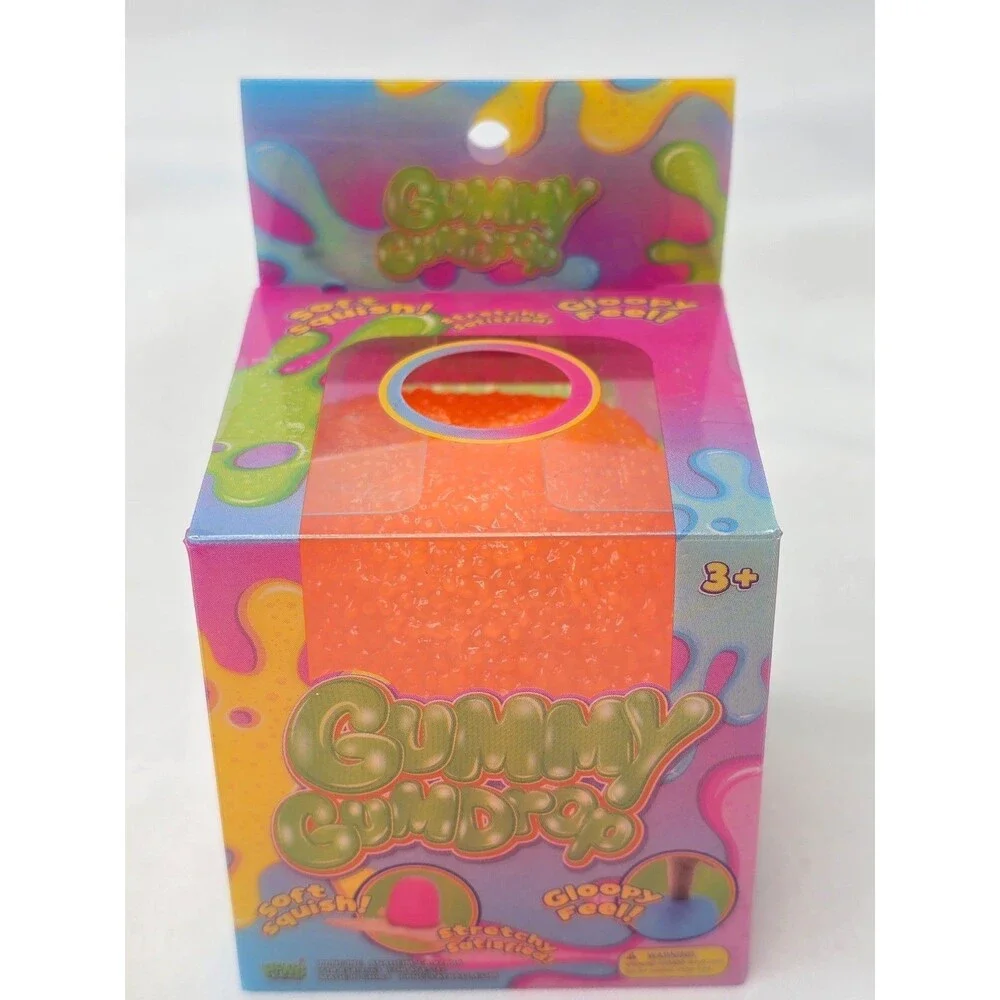 PPNC Gummy Gumdrop Squish Toy Orange